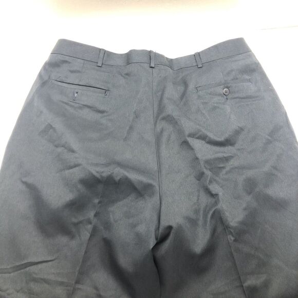 Savane Pleated Dress Pants Men’s 40 x 32 Navy Blue - Picture 4 of 8